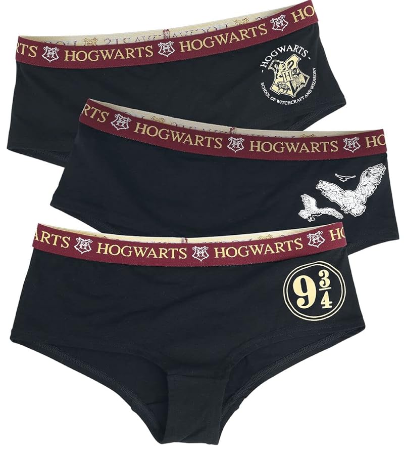 Harry Potter Platform 9 3/4 Frauen Panty-Set schwarz Fan-Merch, Filme