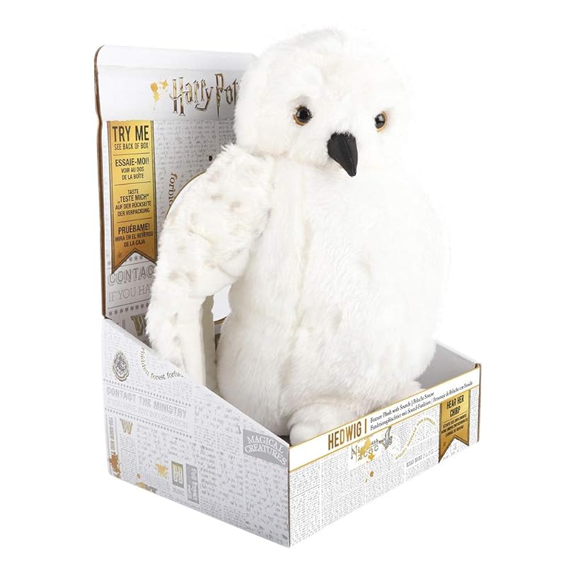 Hedwig als Plüschtier mit Geräuschen, ‎18.01 x 18.01 x 24.99 cm